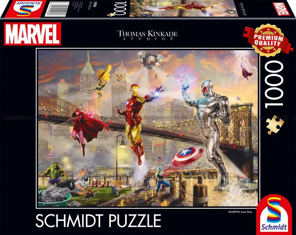 Bra pris | Marvel Kinkade - Avengers Iron Man, 1000 bitar
