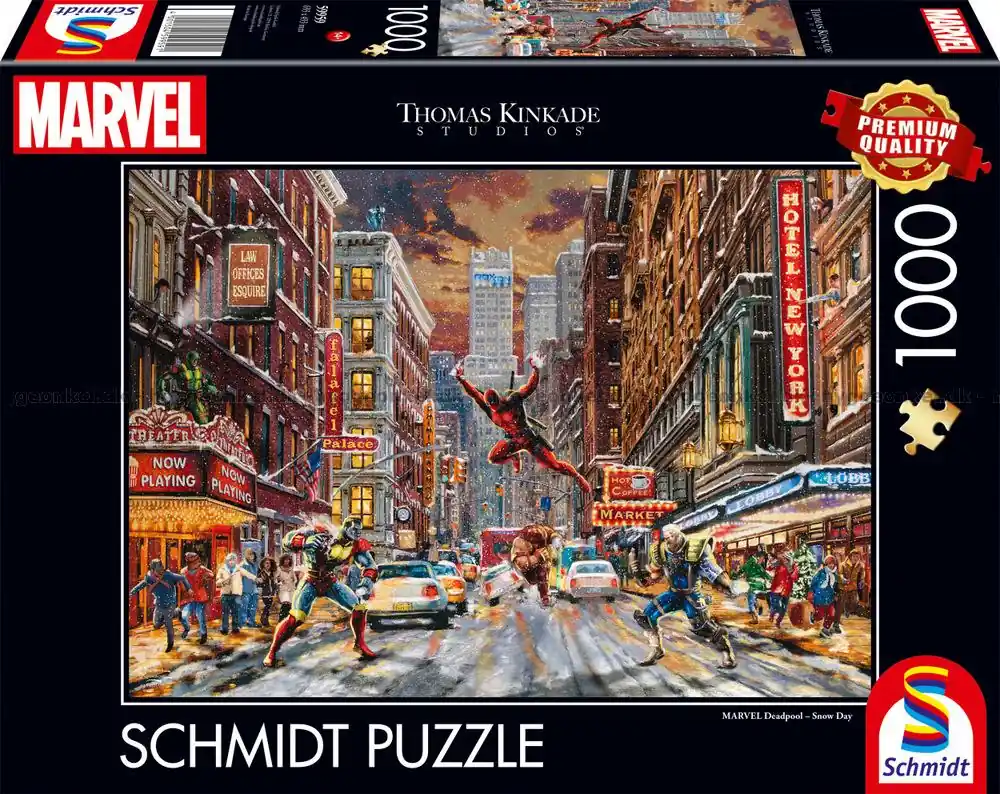 Nytt lägre pris | Marvel Kinkade - Deadpool, 1000 bitar