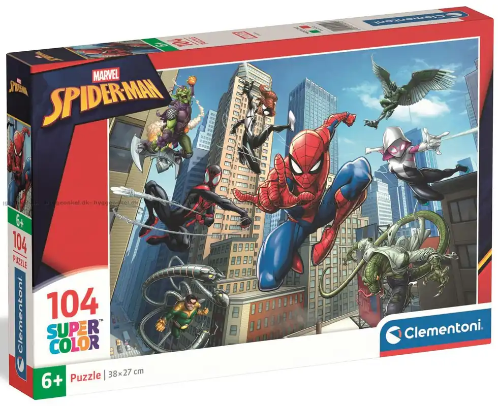 Marvel Spider-Man i full fart, 104 bitar - Tryggt köp