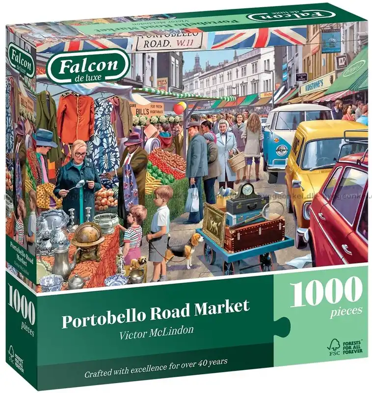 McLindon Portobello Road, London, 1000 bitar - Hög kvalitet