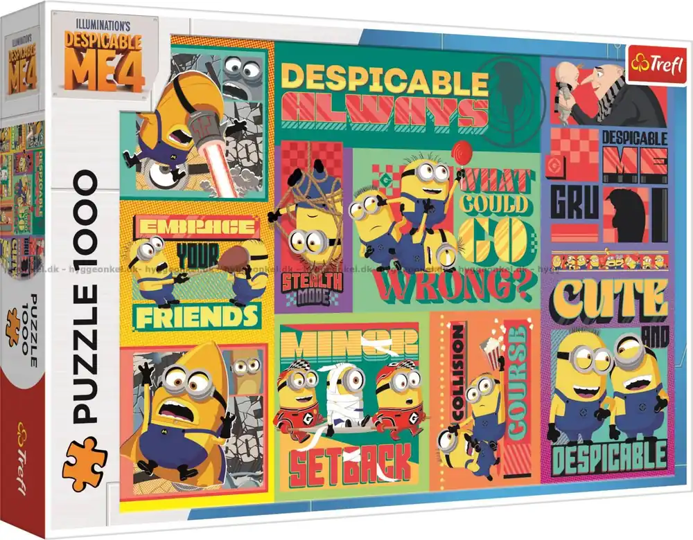 Tillverkarpris - Minions Dumma mej, 1000 bitar