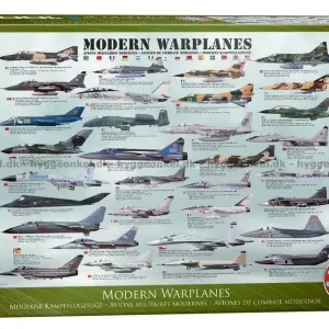 Få kvar i lager - Moderna militärflygplan, 1000 bitar