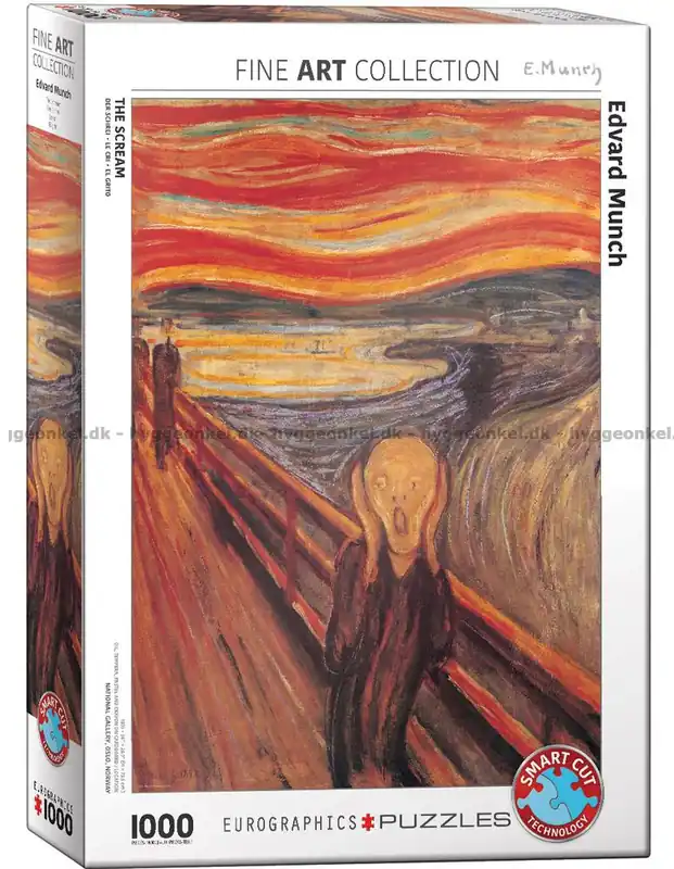 Nytt lägre pris | Munch Skriet - Konst, 1000 bitar
