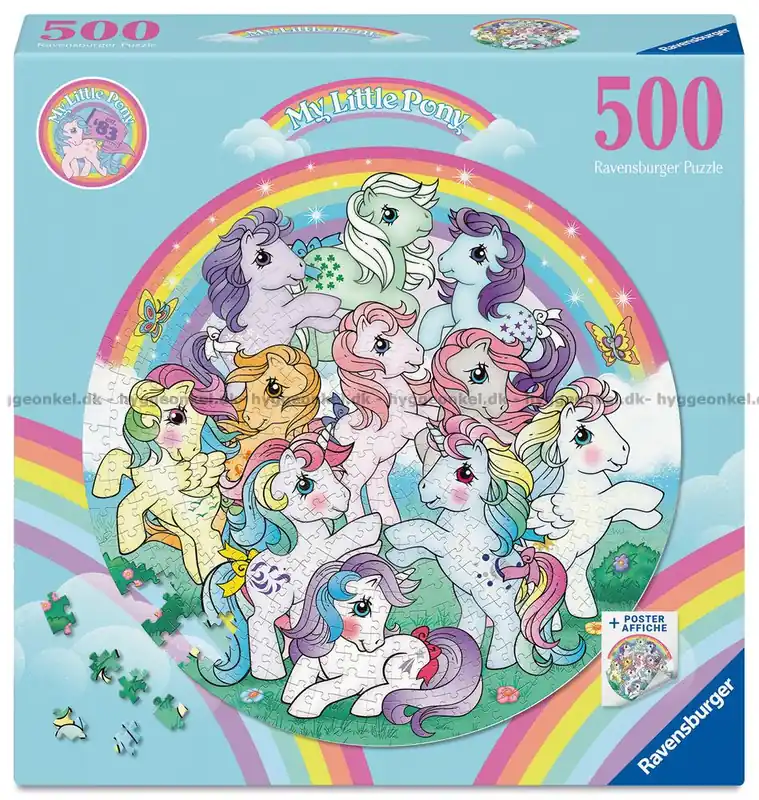 My Little Pony - Runt pussel, 500 bitar | Kan beställas online
