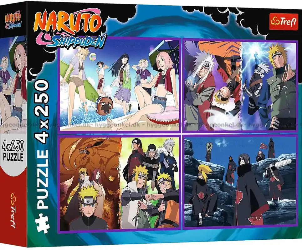Naruto Shippuden, 4x250 bitar - Nytt i webbutiken