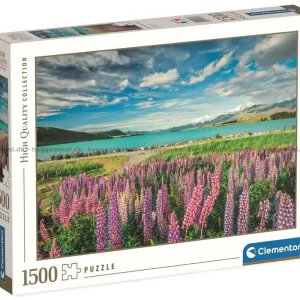 Beställ online | Nya Zeeland Lupiner vid Lake Tekapo, 1500 bitar