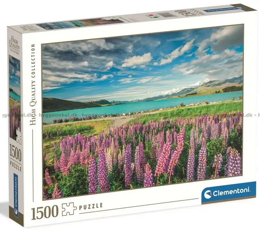 Beställ online | Nya Zeeland Lupiner vid Lake Tekapo, 1500 bitar