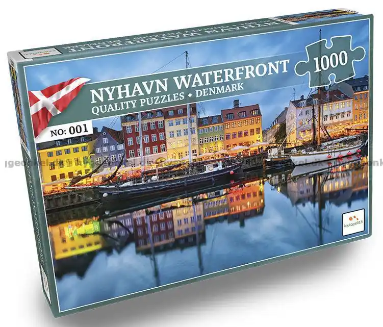 Nyhavn, Köpenhamn - Danmark, 1000 bitar - Sista chansen