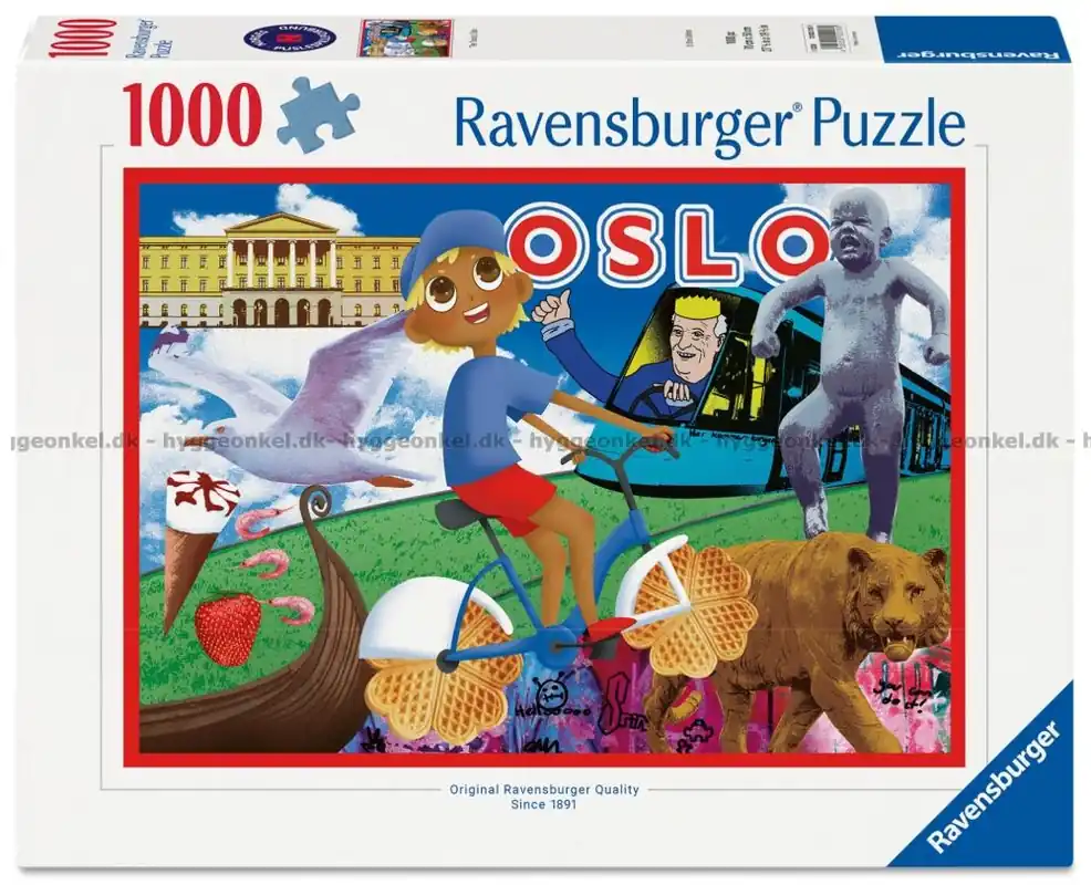 Professionell kvalitet | Oslo på tvären, 1000 bitar