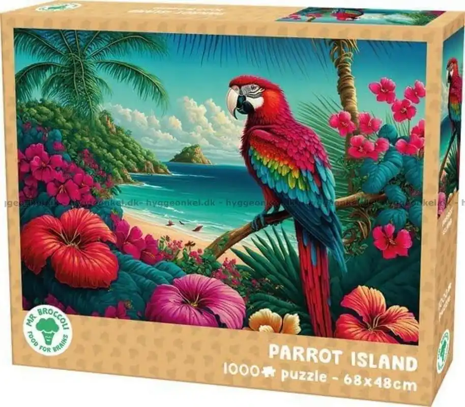 Papegojans paradis, 1000 bitar | Kanonpris