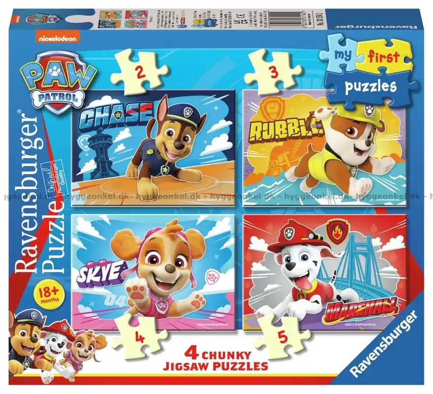 Paw Patrol, 4 i 1, 2 bitar - Specialerbjudande