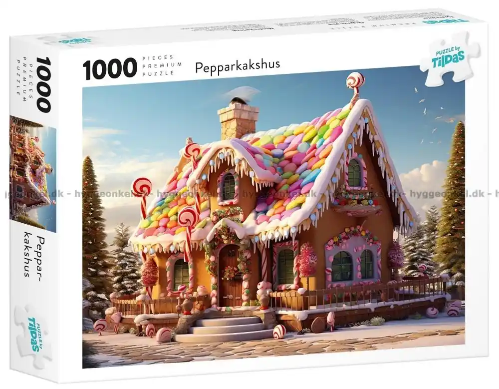Hög kvalitet | Pepparkakshuset, 1000 bitar