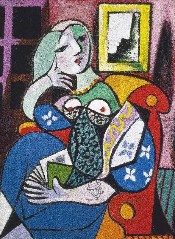 Specialpris | Picasso Kvinna med bok, 1000 bitar