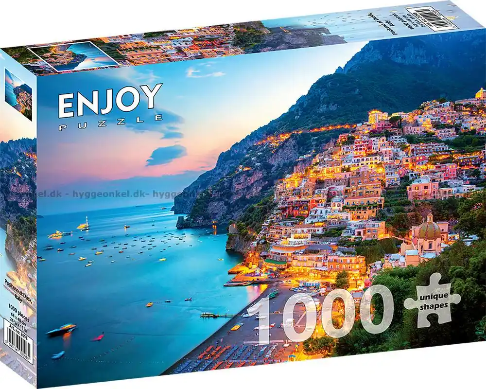 Positano i kvällsljuset, 1000 bitar | Beställ idag