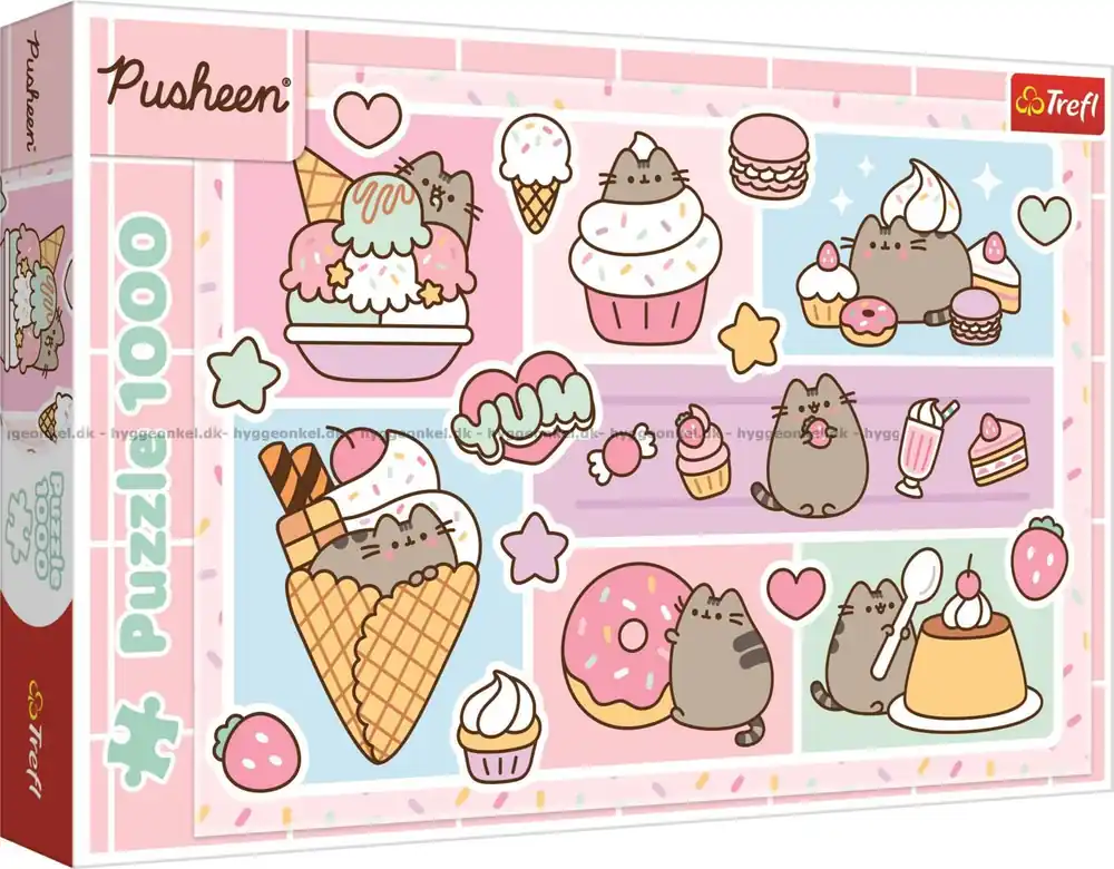 Nedsatt pris - Pusheen, 1000 bitar