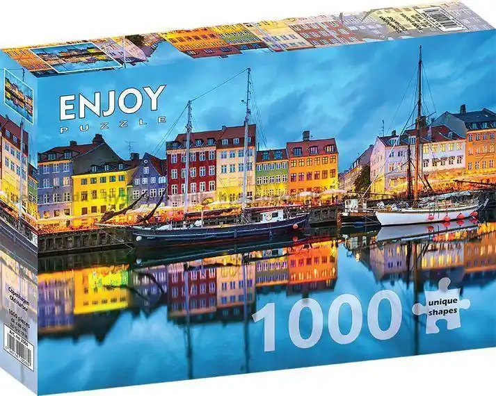 Försäljningssuccé | Reflektioner i Nyhavn, 1000 bitar
