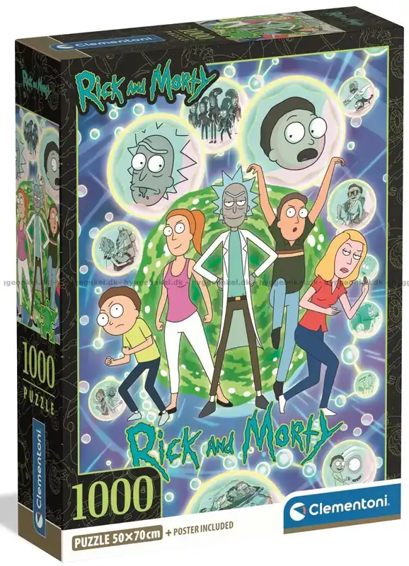 Rick and Morty Kaos i galaxen, 1000 bitar | Beställ online