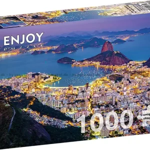 Tillverkarpris | Rio de Janeiro i kvällsljuset, 1000 bitar