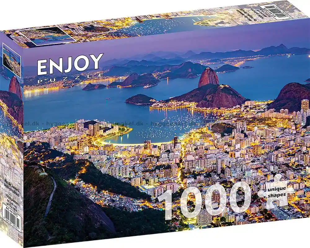 Tillverkarpris | Rio de Janeiro i kvällsljuset, 1000 bitar
