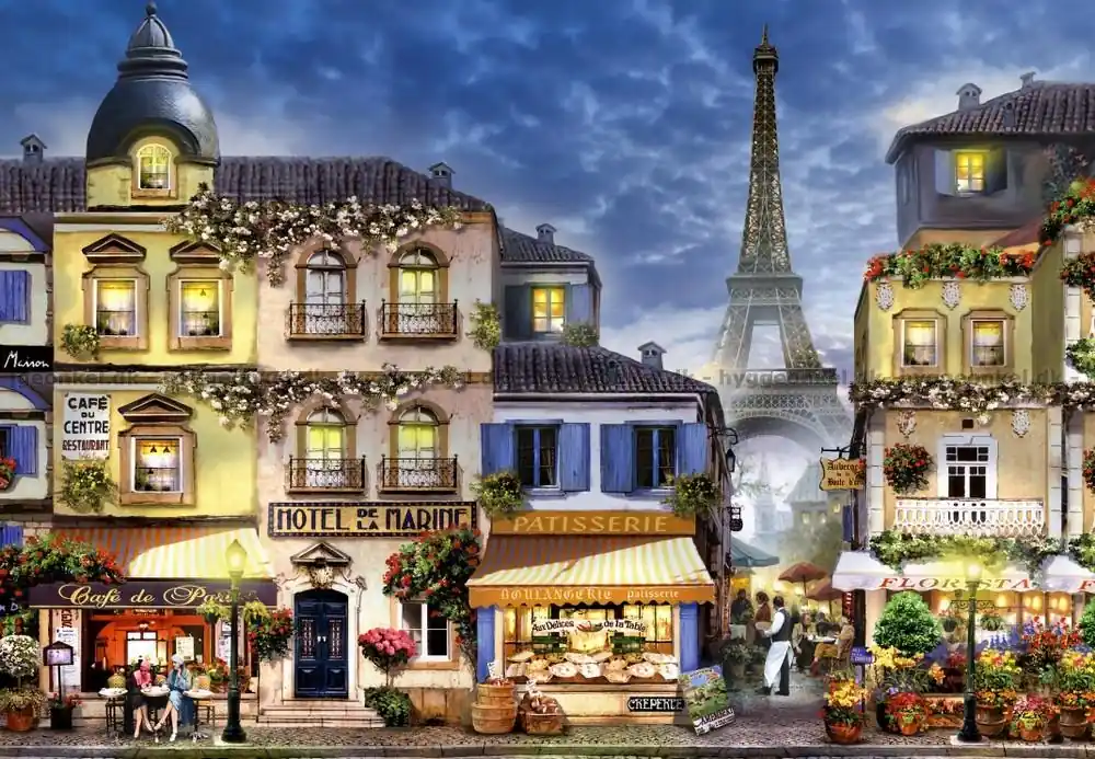 Robinson Aftonstämning i Paris, 1000 bitar | Sänkt pris