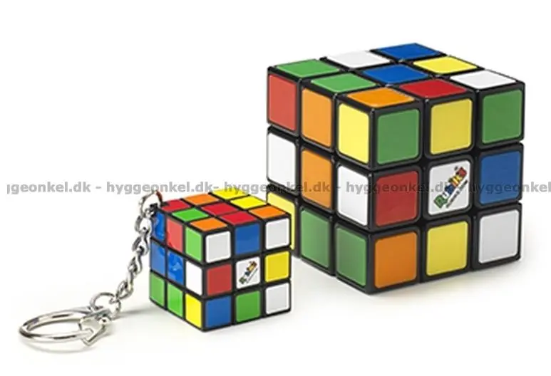 Bästa pris - Rubiks kub 3x3 + keyring