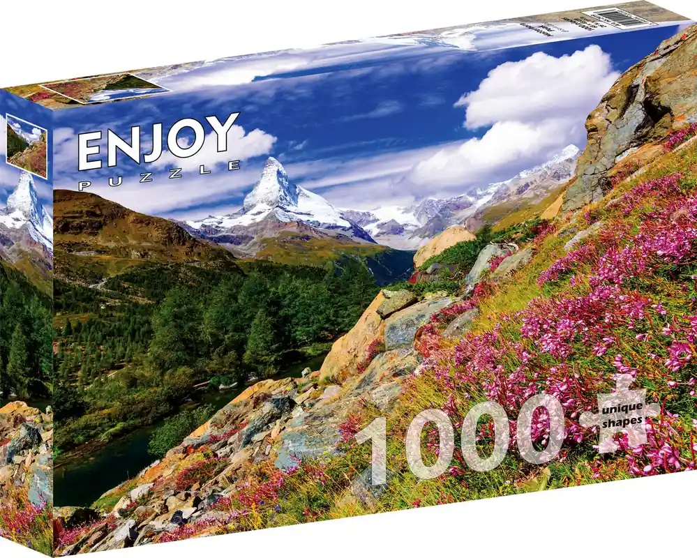 Storsäljare - Schweiz Matterhorn på sommaren, 1000 bitar