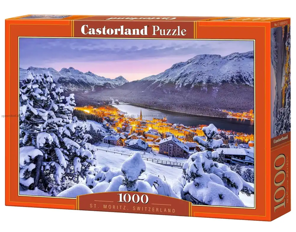Schweiz St. Moritz, 1000 bitar | Sänkt pris