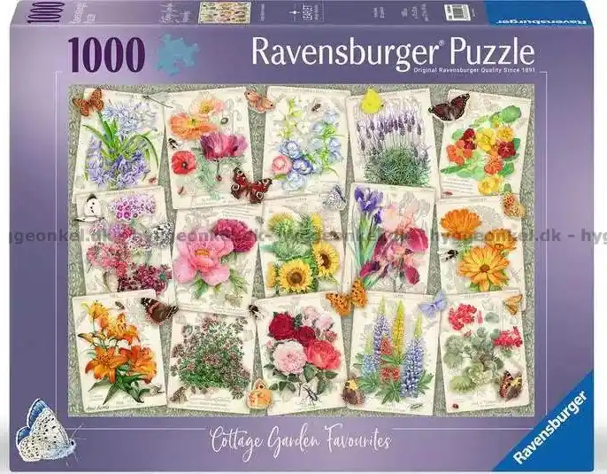 Bra pris - Searle Trädgårdsblommor, 1000 bitar