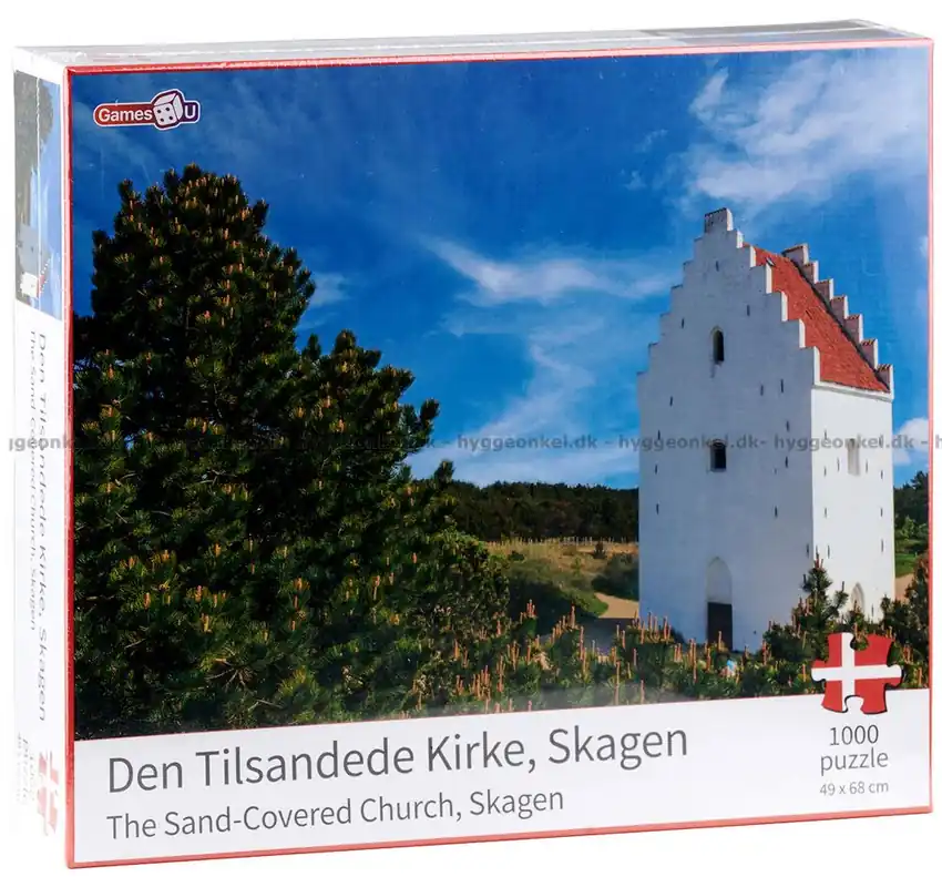 Mycket populär | Sevärdhet i Danmark Skagen - Sankt Laurentii kyrka, 1000 bitar