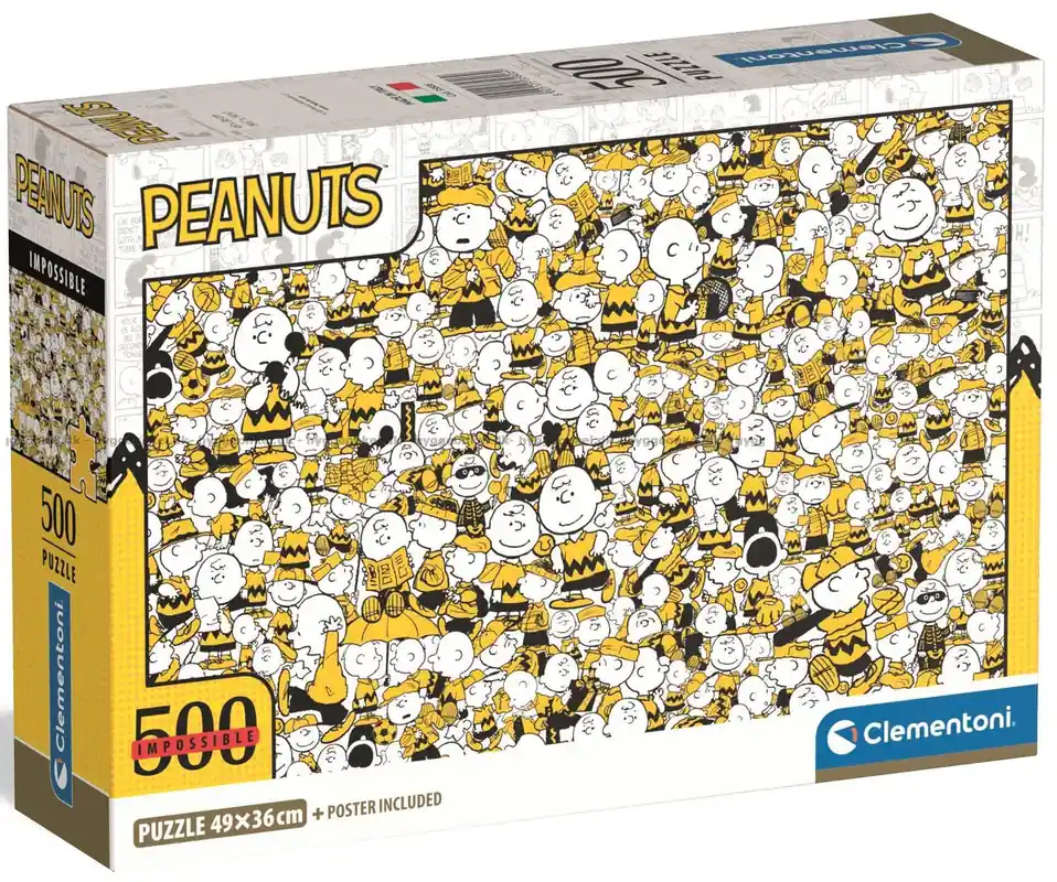 Köp idag | Snobben Charlie Brown överallt, 500 bitar