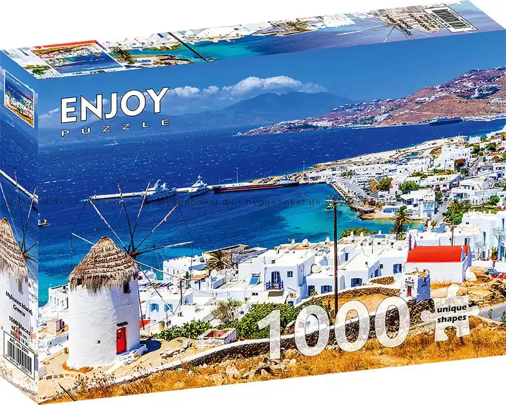 Sol över Mykonos, 1000 bitar | Mycket populär
