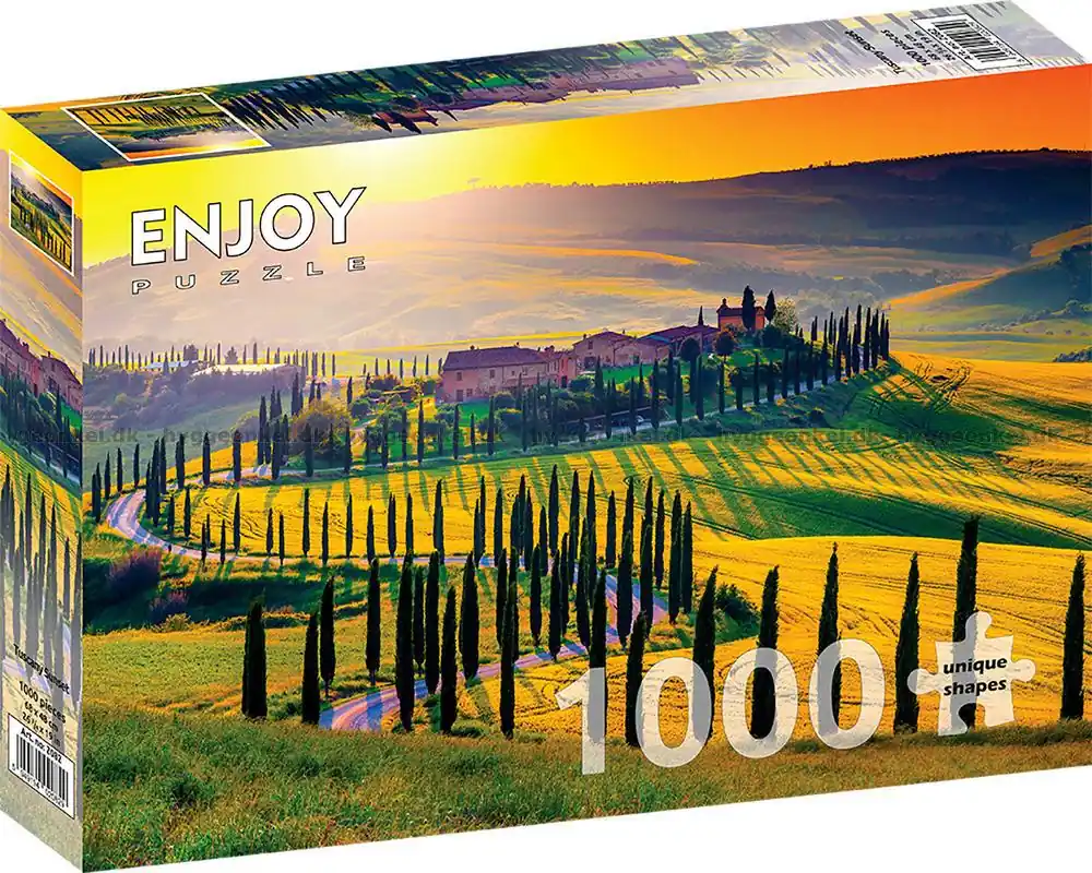 Solnedgång över Toscana, 1000 bitar - Lägg i varukorg