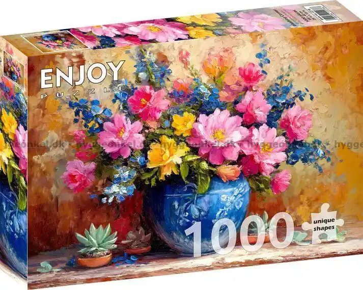 Bra pris | Sommarglädje i keramikvasen, 1000 bitar