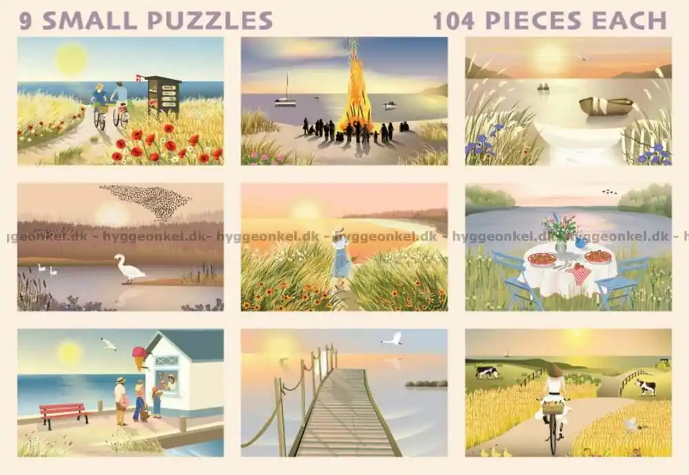 Sommarminnen, 9 i 1, 104 bitar - Hög kvalitet