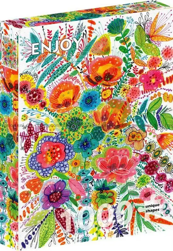 Nytt i sortimentet - Sprudlande blomsterlycka, 1000 bitar
