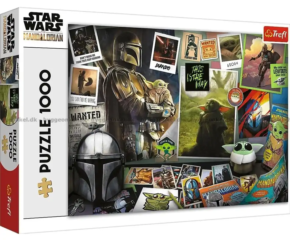 Star Wars Mandalorian - Collage, 1000 bitar - Kundfavorit