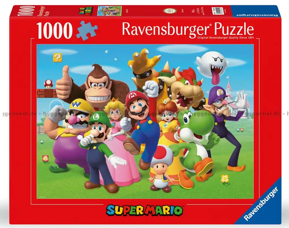 Kan beställas - Super Mario och vänner, 1000 bitar