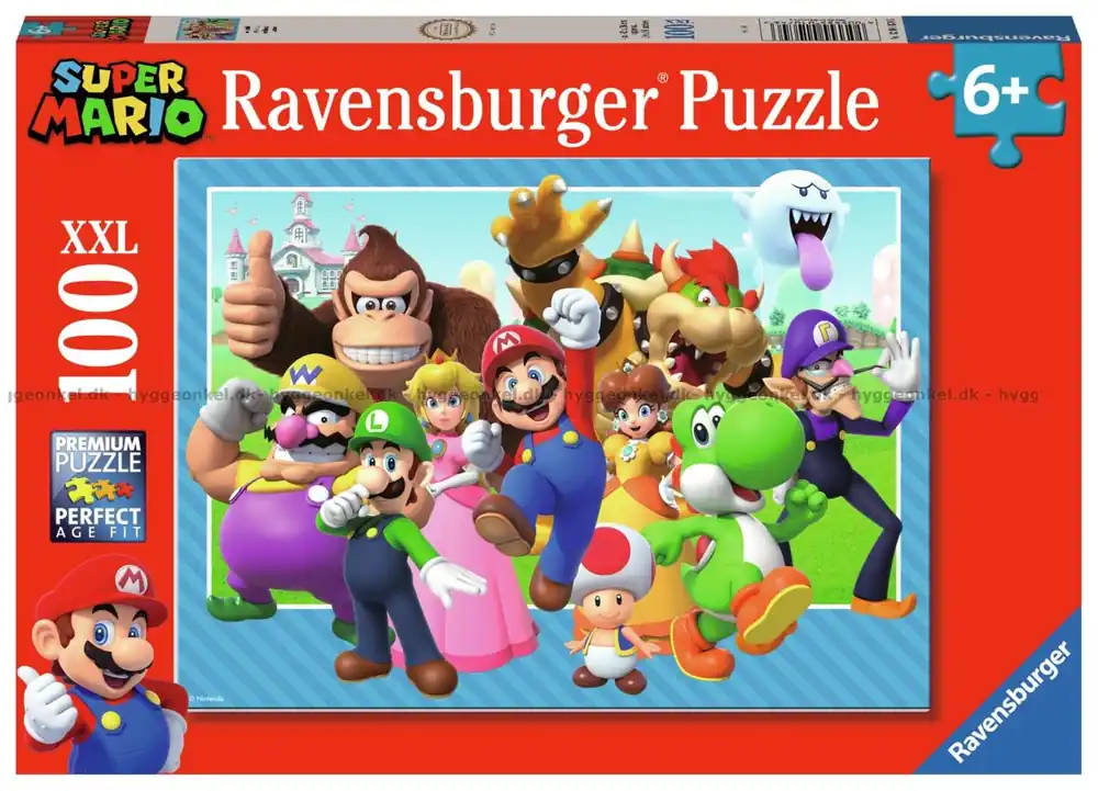 Beställ direkt | Super Mario Mario och vänner, 100 bitar