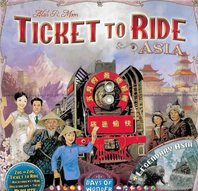 Ticket to Ride Asia - Kampanjen går snart ut