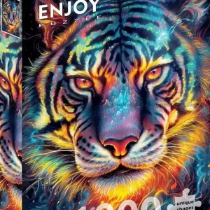 Endast idag - Tigerns blick i natten, 1000 bitar