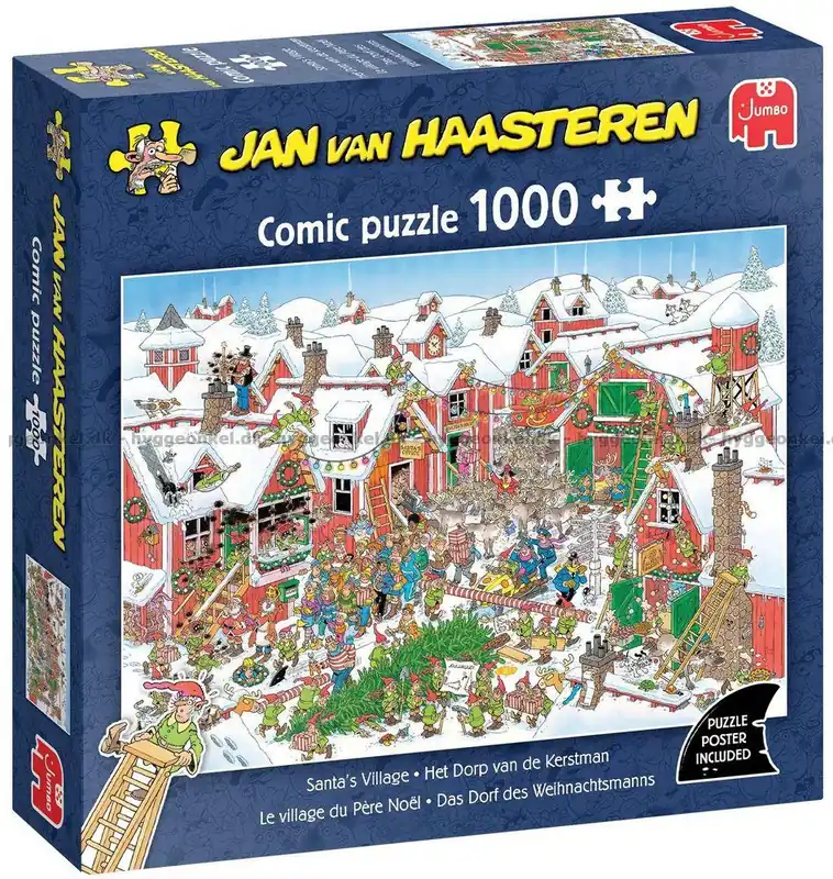 Toppkvalitet - Tomtarnas stad, 1000 bitar