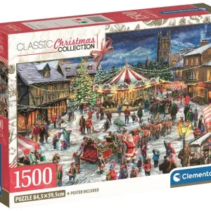 Torget i juletid, 1500 bitar | Premiumkvalitet