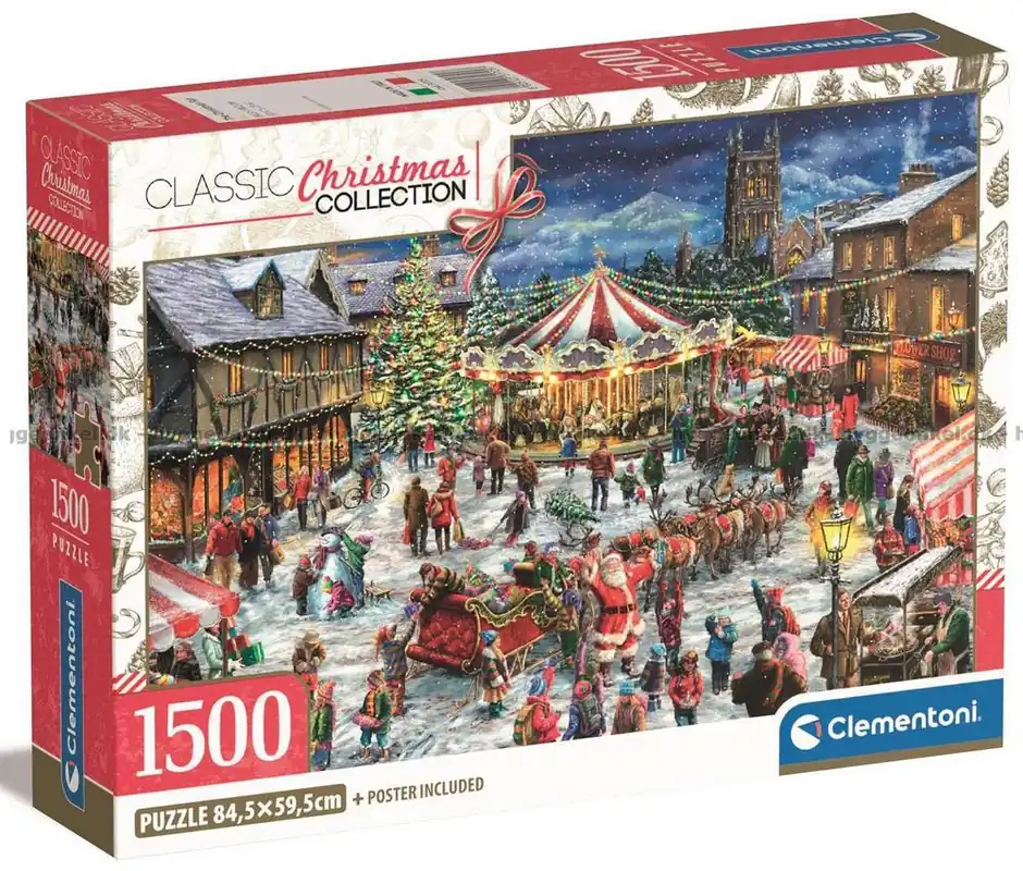 Torget i juletid, 1500 bitar | Premiumkvalitet