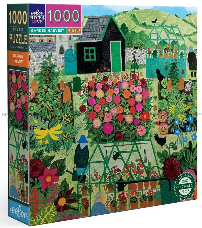 Toppsäljare - Trädgården med blommor, 1000 bitar