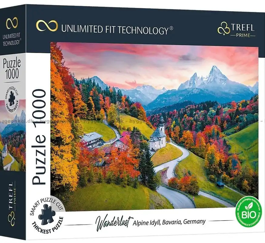 Tyskland Alperna - Bayern, 1000 bitar | Kanonpris