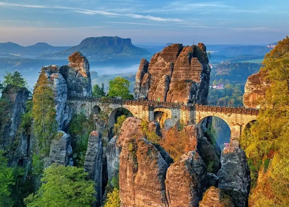 Tyskland Bastei-bron, 500 bitar - Toppkvalitet
