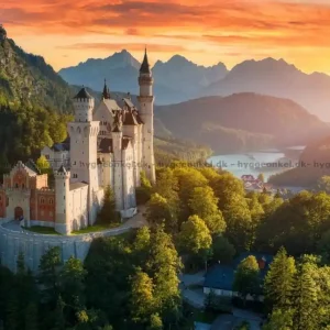 Tyskland Neuschwanstein, 500 bitar | Premium