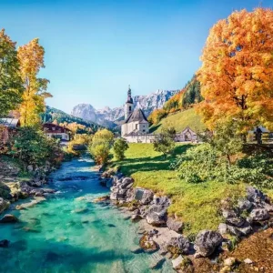 Toppsäljare | Tyskland Ramsau på hösten, 500 bitar