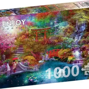 Tystnaden i den japanska trädgården, 1000 bitar | Fyndpris