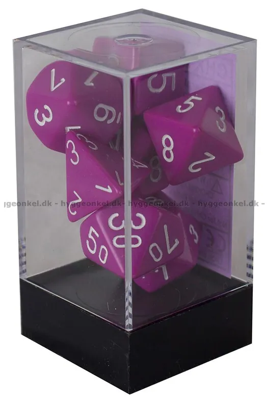 Expressfrakt - Tärningar Set med 7 olika (Light Purple)